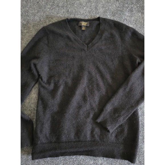 Charter Club Sweaters - Charter Club Luxury 100% Cashmere Sweater Women’s L Black Crewneck
